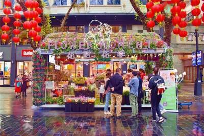 廣州網(wǎng)紅打卡點“上新”!探訪北京路“鮮花體驗店”